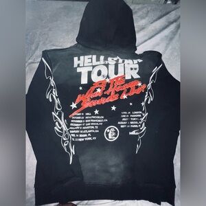 Hellstar black hoodie size M